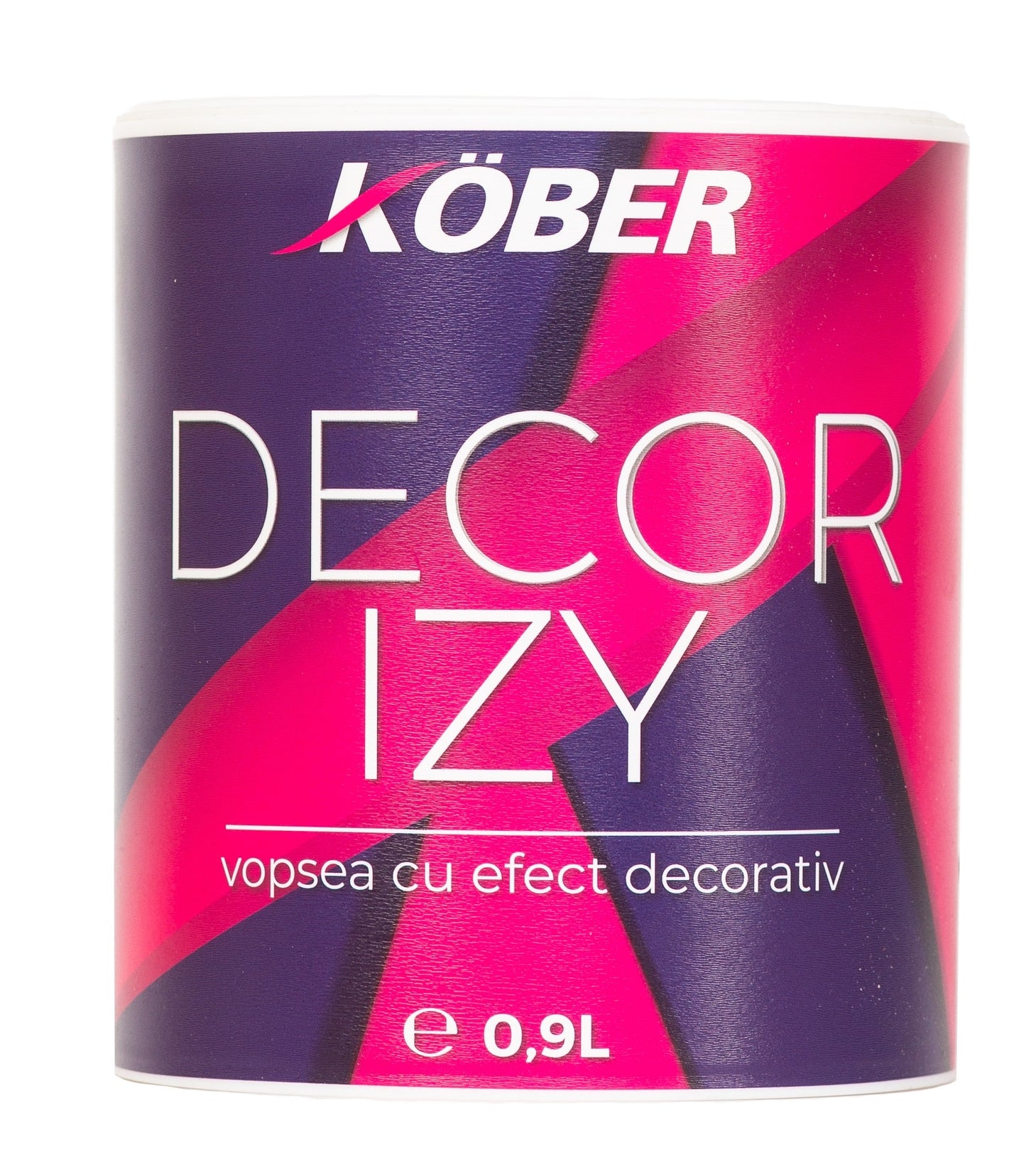 Vopsea decorativa KOBER DECOR IZY, 0.9L, maro tutun / V8770MTR2S-P0.9L