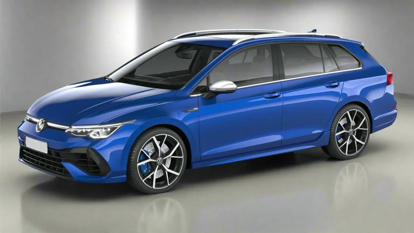 Covorase Auto TeamCar® Tip Tavita Compatibile Volkswagen Golf 8 Variant (2020–2025) Negru marmorat - 221.ro