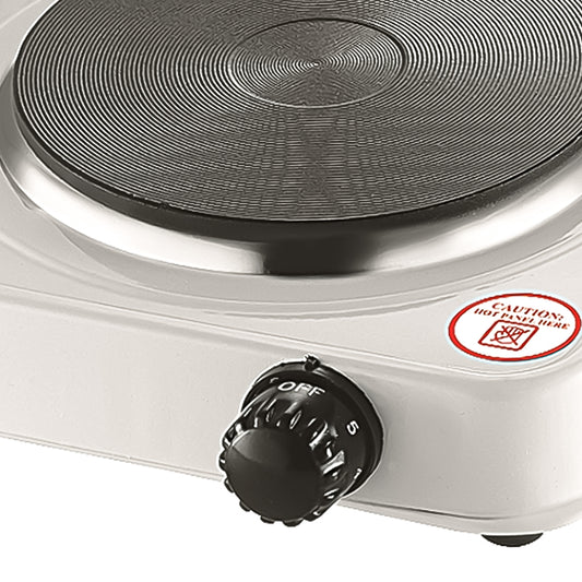 Plita electrica, YQ-1010A, 1000W, indicator luminos, protectie termostatica, alb