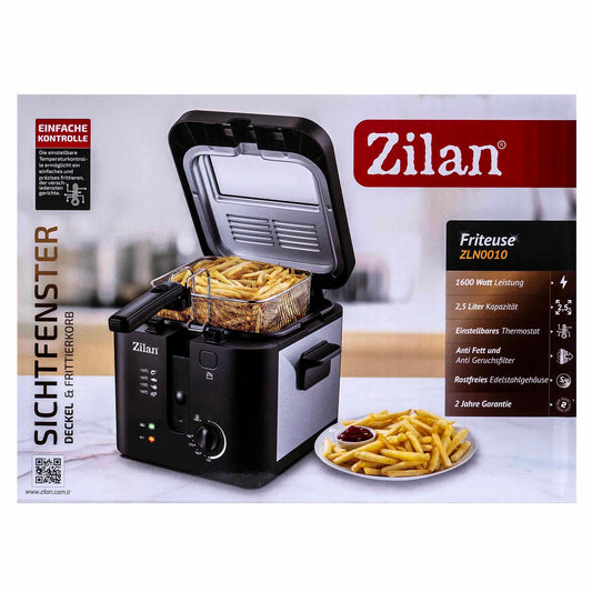 Friteuza, putere 1600W, capacitate ulei 2.5L / ZLN 0010
