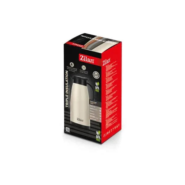 Termos tip ceainic ZILAN, capacitate 1.5L, crem / ZLN 0783 - 221.ro