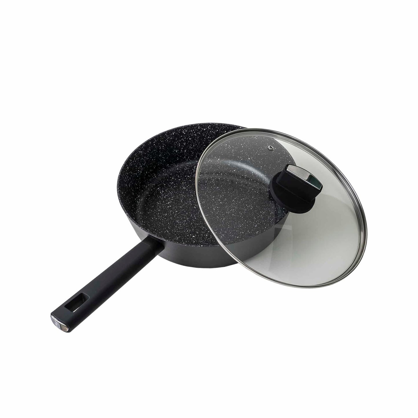 Tigaie adanca din aluminiu cu capac, 24cm / ZLN 0874 - 221.ro