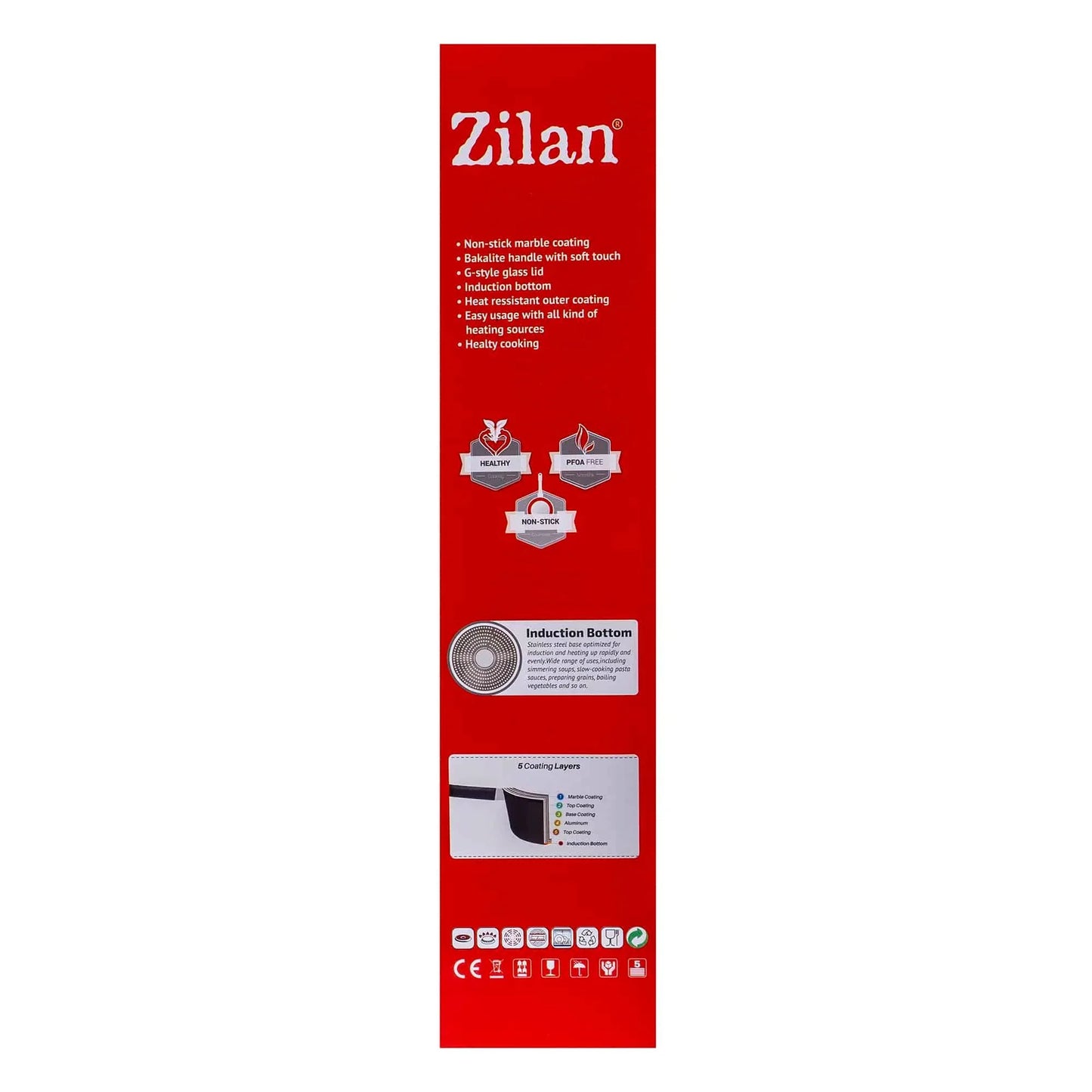 Tigaie adanca din aluminiu cu capac, 28cm / ZLN 0898 - 221.ro