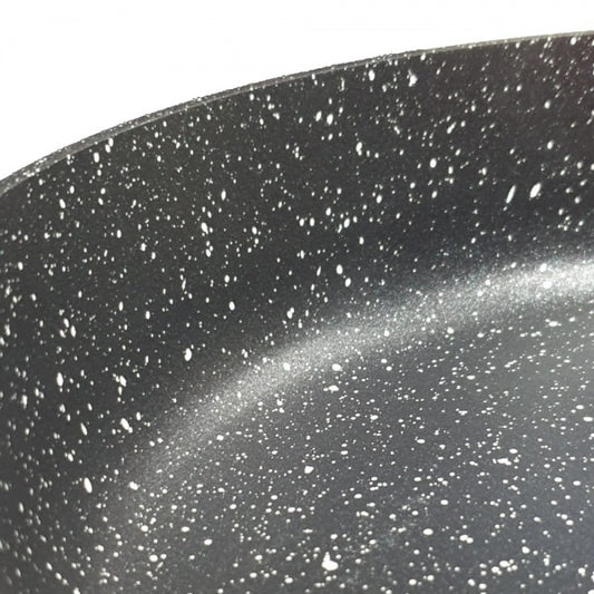 Tigaie cu invelis din marmura ecologica, diametru 26 cm, capacitate 3.1 L / ZLN 0935