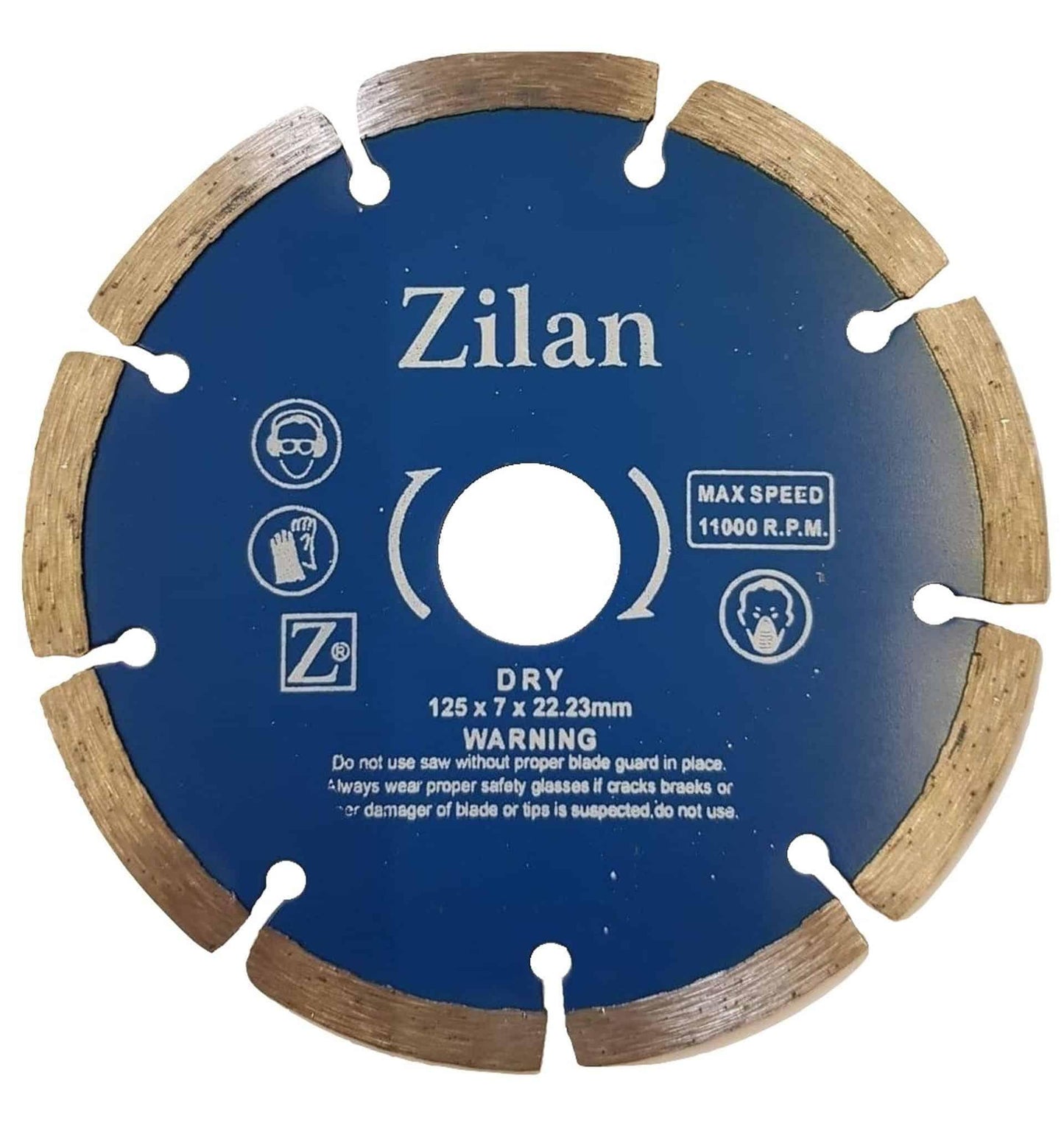 Disc diamantat segmentat 125x7x22.23mm / ZLN 1052 - 221.ro