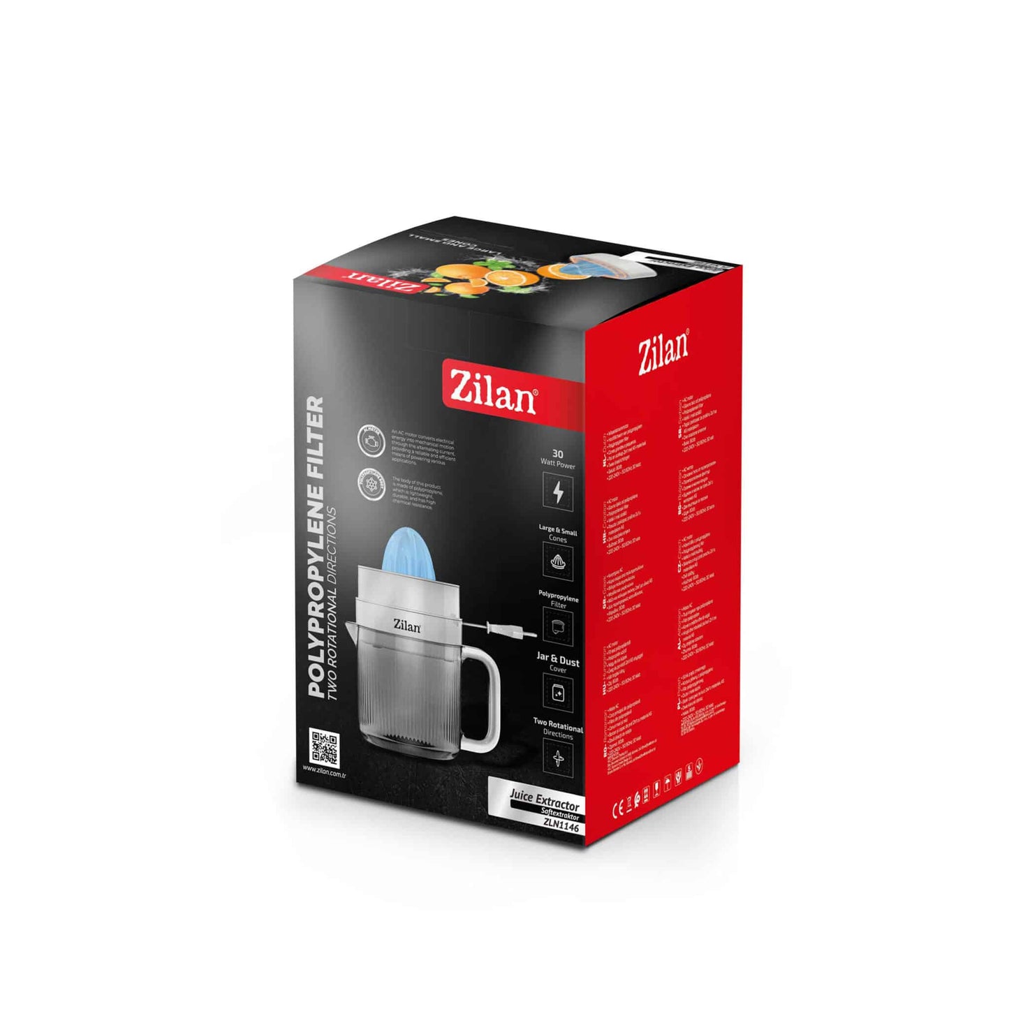 Storcator de citrice, putere 30W, ZILAN / ZLN 1146