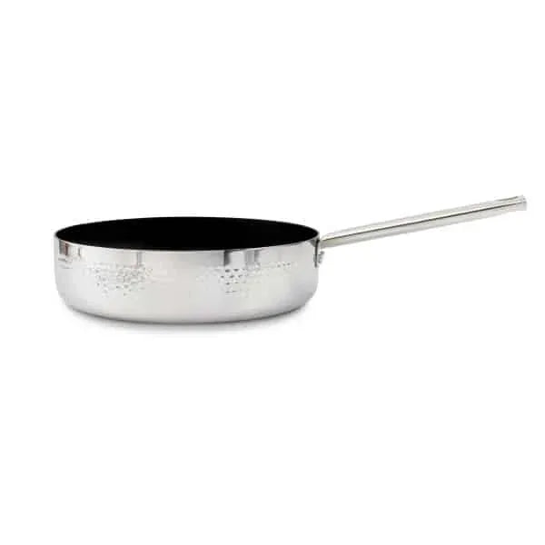 Tigaie inalta din otel inoxidabil, capacitate 1.5L, diametru 24cm ZILAN / ZLN 1337 - 221.ro