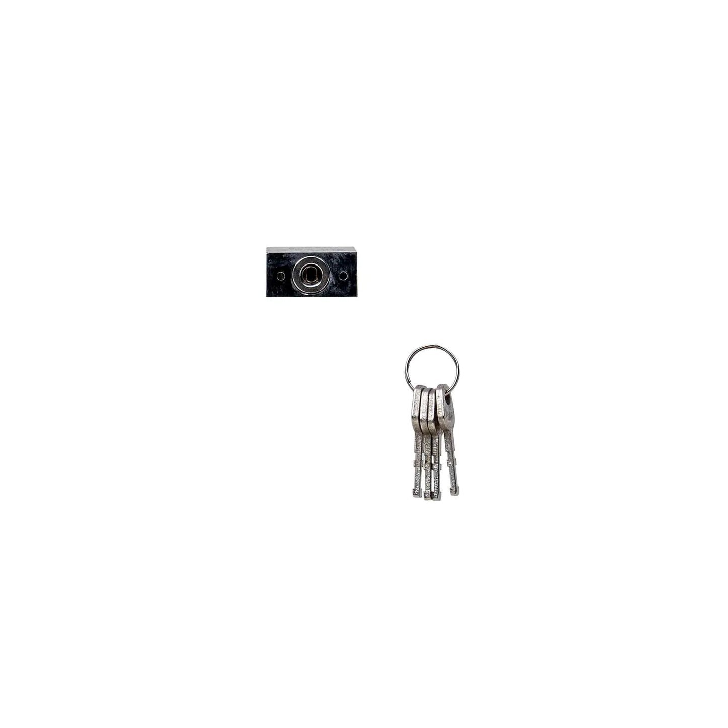 Lacat patrat cromat 30mm, cu 3chei Z-TOOLS / ZLN 1694 - 221.ro