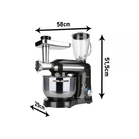 Mixer, blender si masina de tocat, 6+1 nivele de control al vitezei, putere 1400W / ZLN 1772