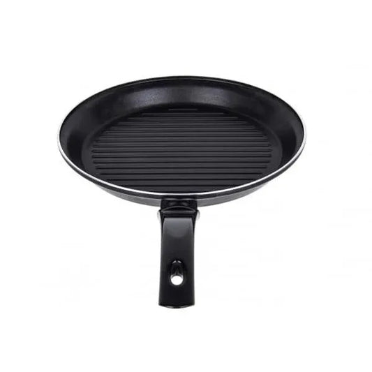 Tigaie grill neagra, rotunda, diametru 28 cm / ZLN 2126 - 221.ro