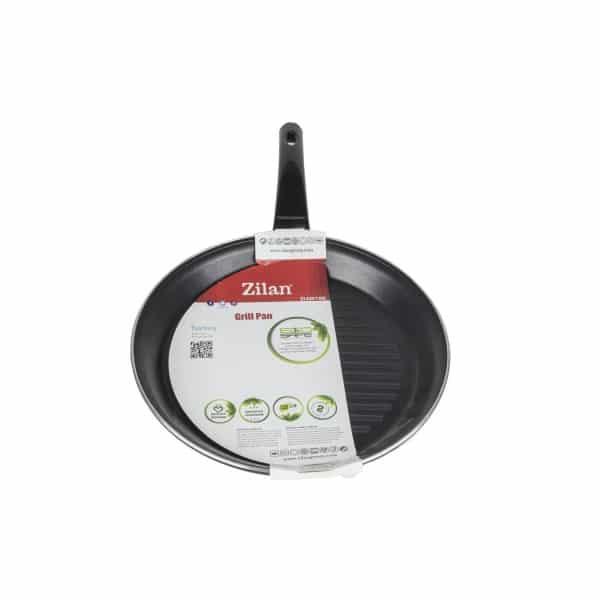 Tigaie grill neagra, rotunda, diametru 28 cm / ZLN 2126 - 221.ro