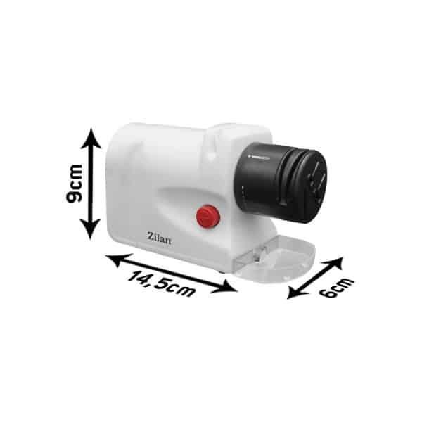 Ascutitor de cutite electric, cu doua nivele, ascutire si slefuire, putere 15W / ZLN 2175 - 221.ro