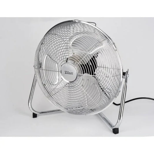 Ventilator rotund cu suport, 3 trepte de viteza, putere 50W, diametru 36cm, inox ZILAN / ZLN 2348 - 221.ro