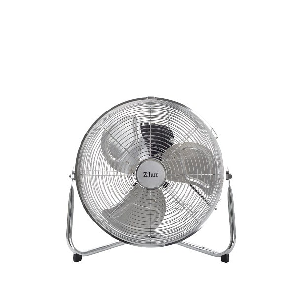 Ventilator rotund cu suport, 3 trepte de viteza, putere 50W, diametru 36cm, inox ZILAN / ZLN 2348