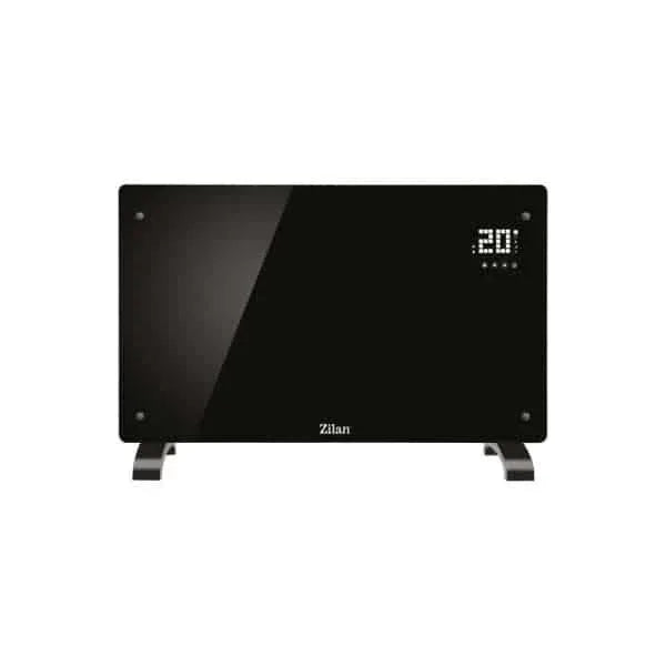 Panou incalzitor din sticla, Negru, cu montare pe perete sau podea , 2000W / ZLN 2823 - 221.ro