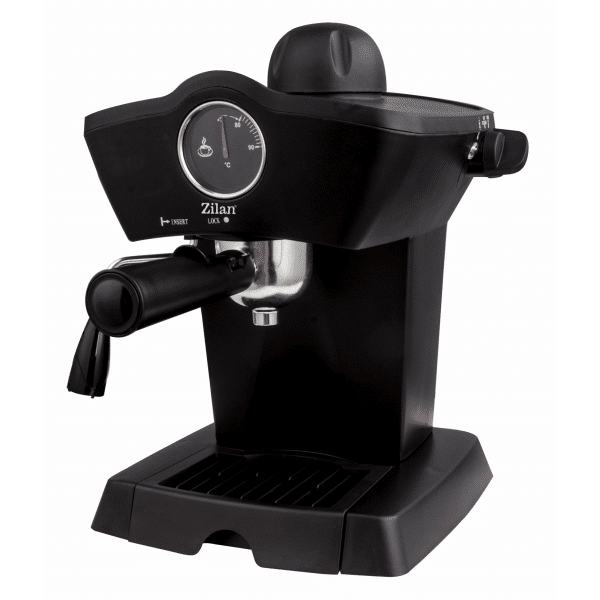 Espressor manual, putere 800W, capacitate 240ml, indicator de temperatura, negru / ZLN 2854