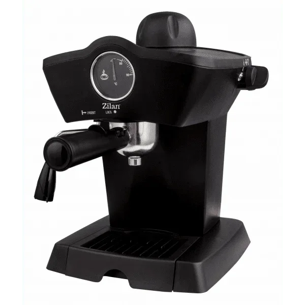 Espressor manual, putere 800W, capacitate 240ml, indicator de temperatura, negru / ZLN 2854 - 221.ro