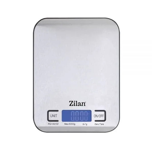 Cantar de bucatarie digital din inox, ecran LED, maxim 5 kg, inchidere automata / ZLN 2984 - 221.ro