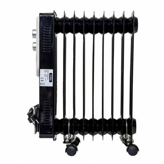 Calorifer electric, putere 2000 W, 9 elementi, 3 trepte de putere, Termostat reglabil, Protectie supra-incalzire, Indicator luminos / ZLN 3659