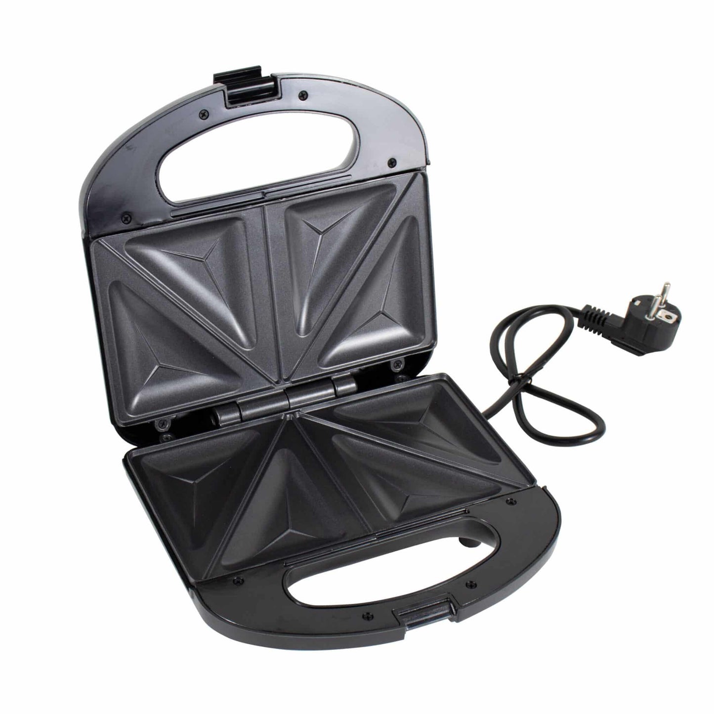 Sandwich-maker, putere 750 W, Placi antiaderente model triunghi, alb / ZLN 4305 - 221.ro