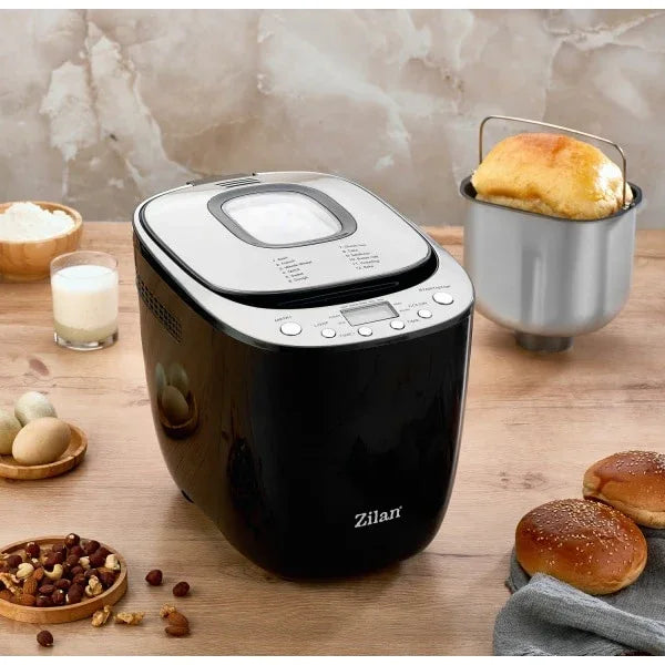 Masina de facut paine, putere 550W, ecran digital, coacere ajustabila, negru / ZLN 5213