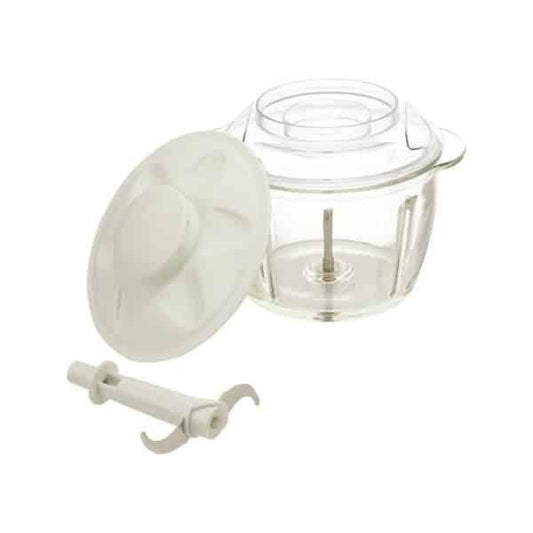 Mini tocator, putere 200W, capacitate 1L, vas din sticla, rosu / ZLN 5619 - 221.ro