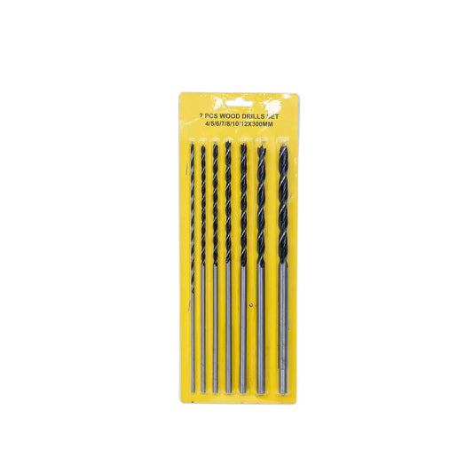 Set 7 spirale pentru lemn, 4-5-6-7-8-10-12mm Z-TOOLS / ZLN 6019 - 221.ro