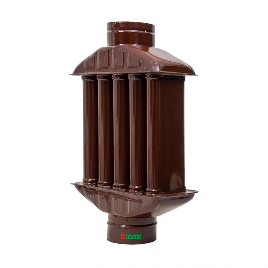 Burlan recuperator emailat pentru soba, diametru 120mm / ZLN 8174 - 221.ro