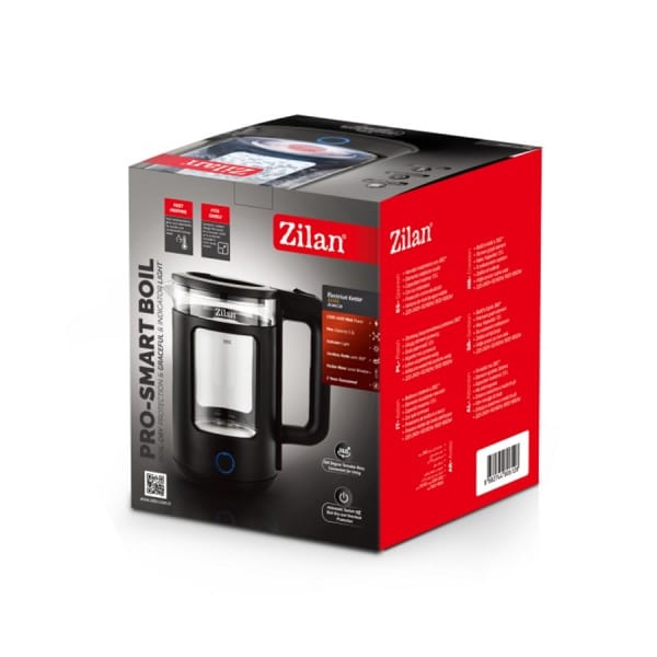 Fierbator electric, capacitate 1.5 L, putere 1650 W, indicator luminos, negru / ZLN 6128 - 221.ro
