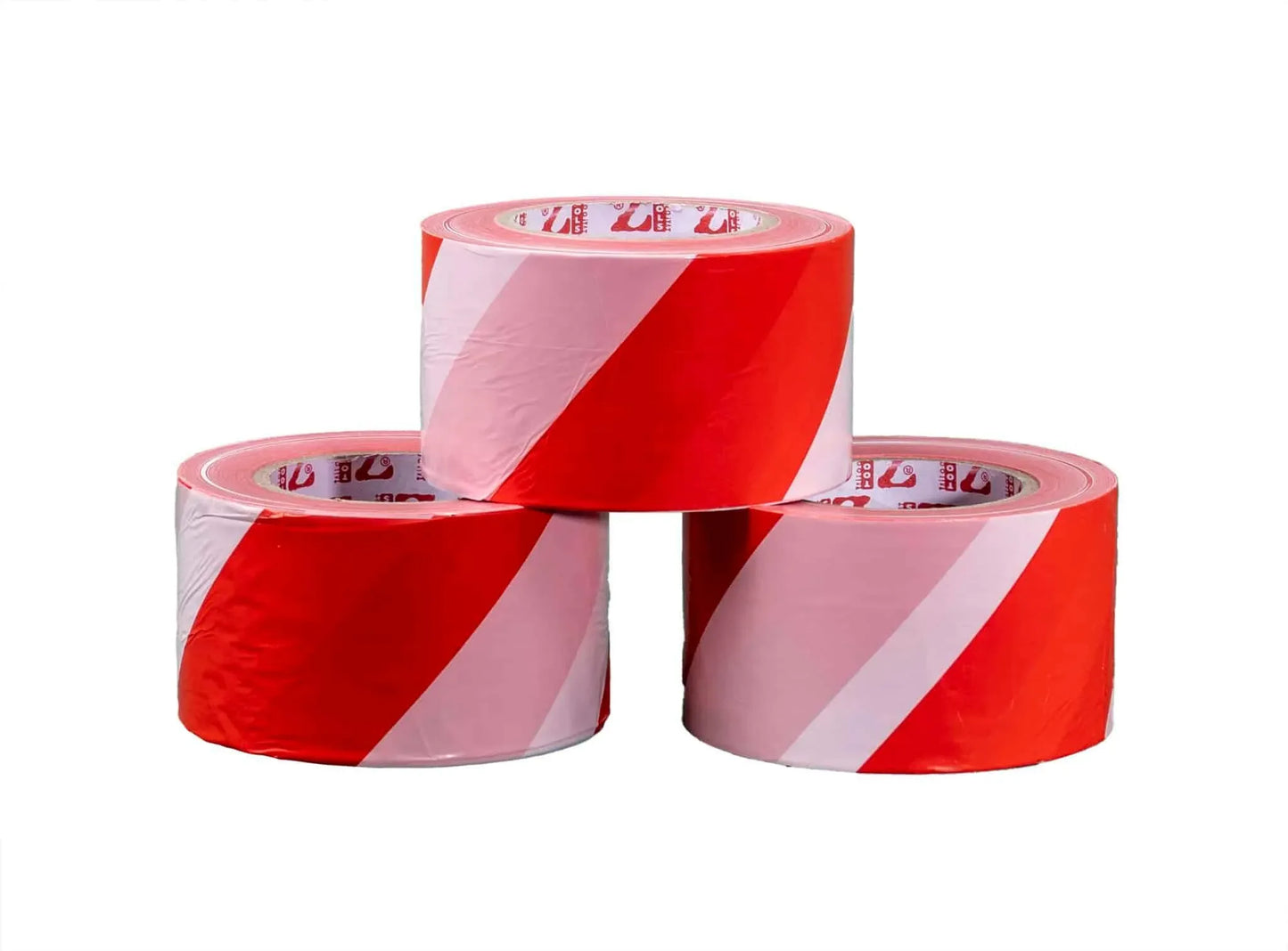 Banda de avertizare alb/rosu 300M, set 3 role / ZLN 6768 - 221.ro