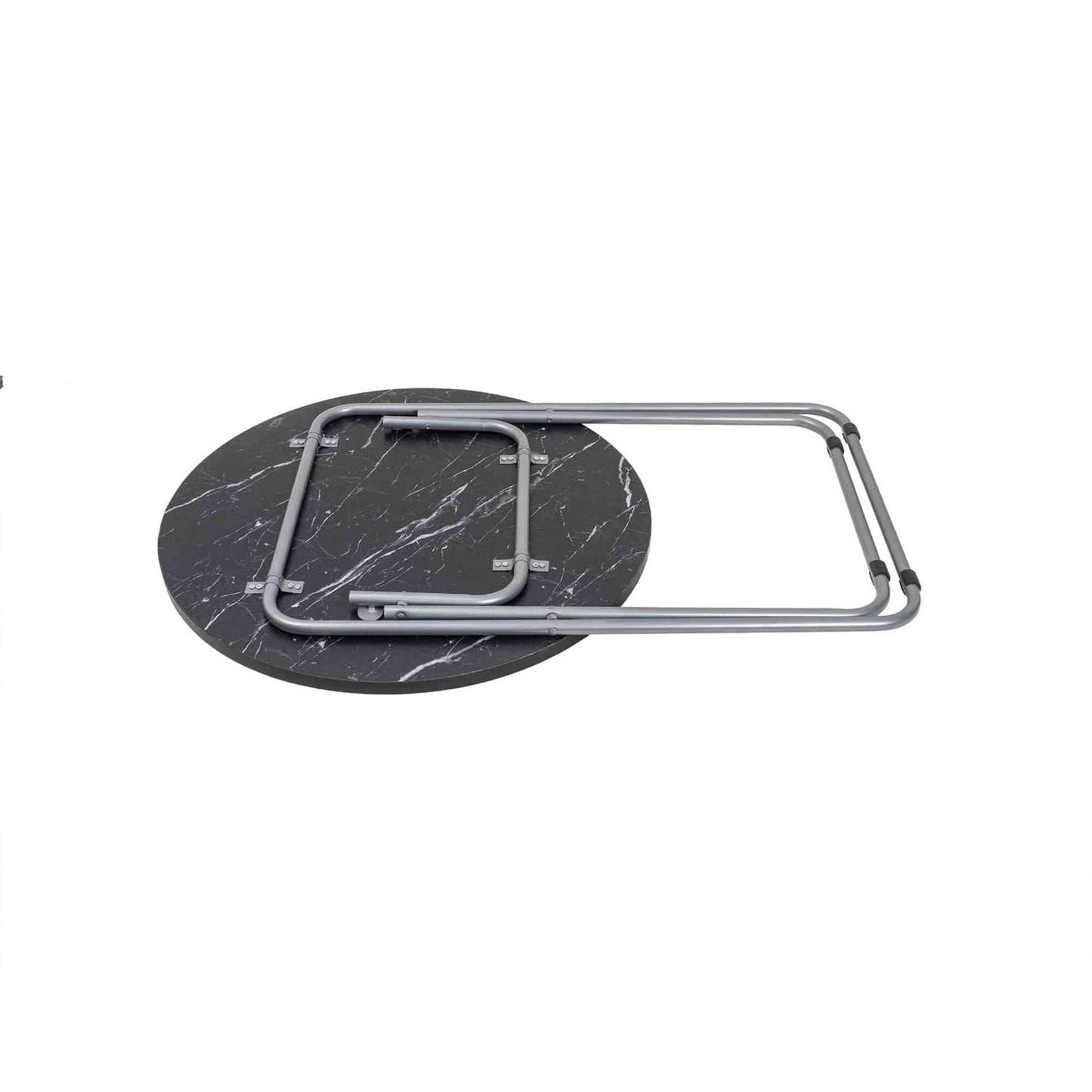 Masa plianta rotunda cu blat mdf, dimensiuni 60x65cm, negru / ZLN 6951 - 221.ro