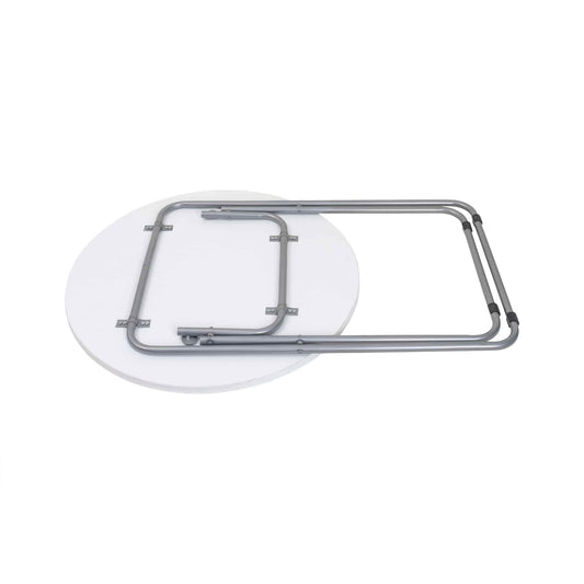 Masa plianta rotunda cu blat mdf, dimensiuni 60x65cm, alb / ZLN 6968