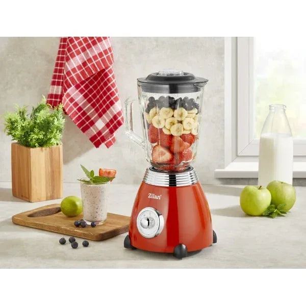 Blender RETRO, capacitate 1.5 L, putere 500W, lame din otel / ZLN 7057 - 221.ro