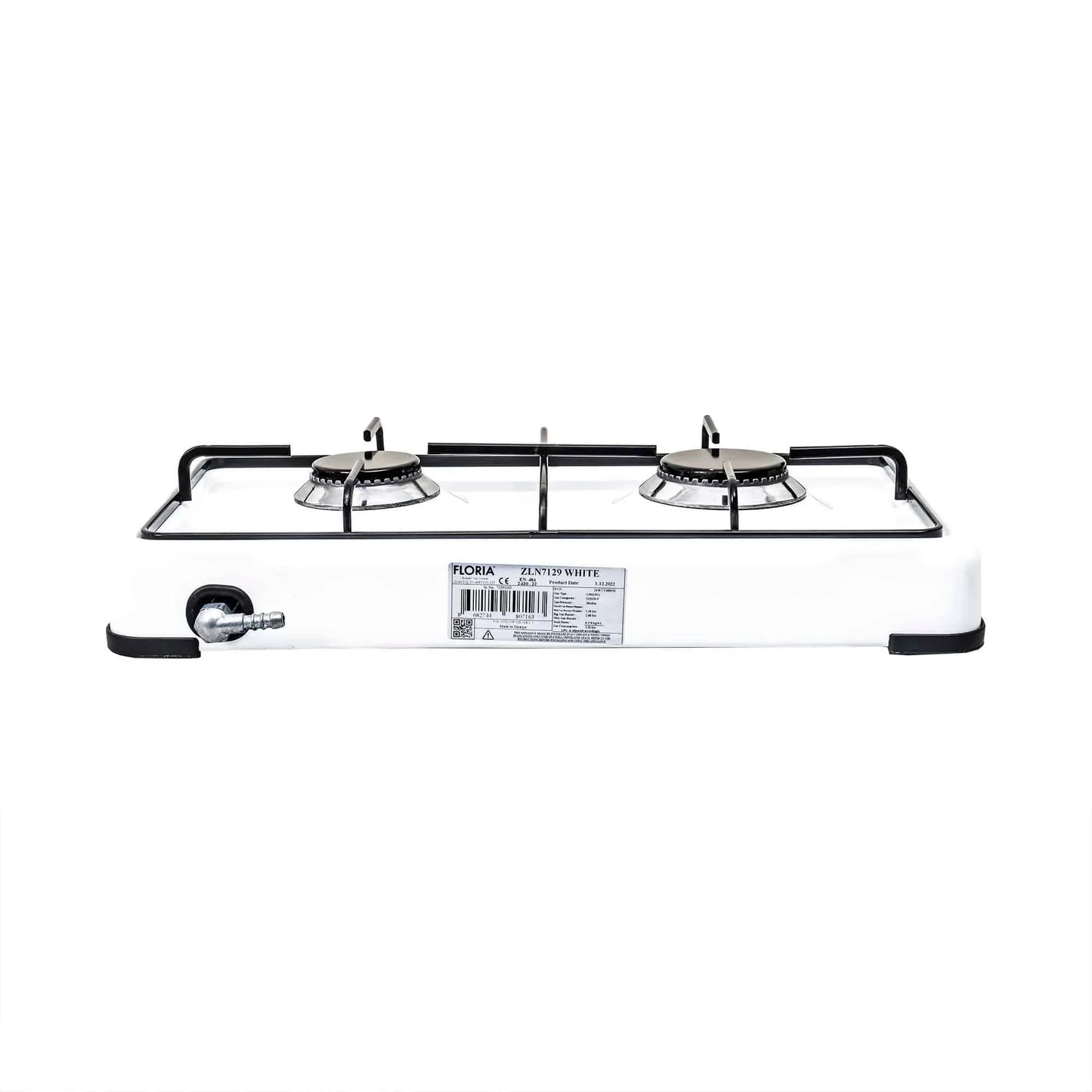 Aragaz Floria cu 2 ochiuri, alimentare butelie, alb / ZLN 7129 - 221.ro