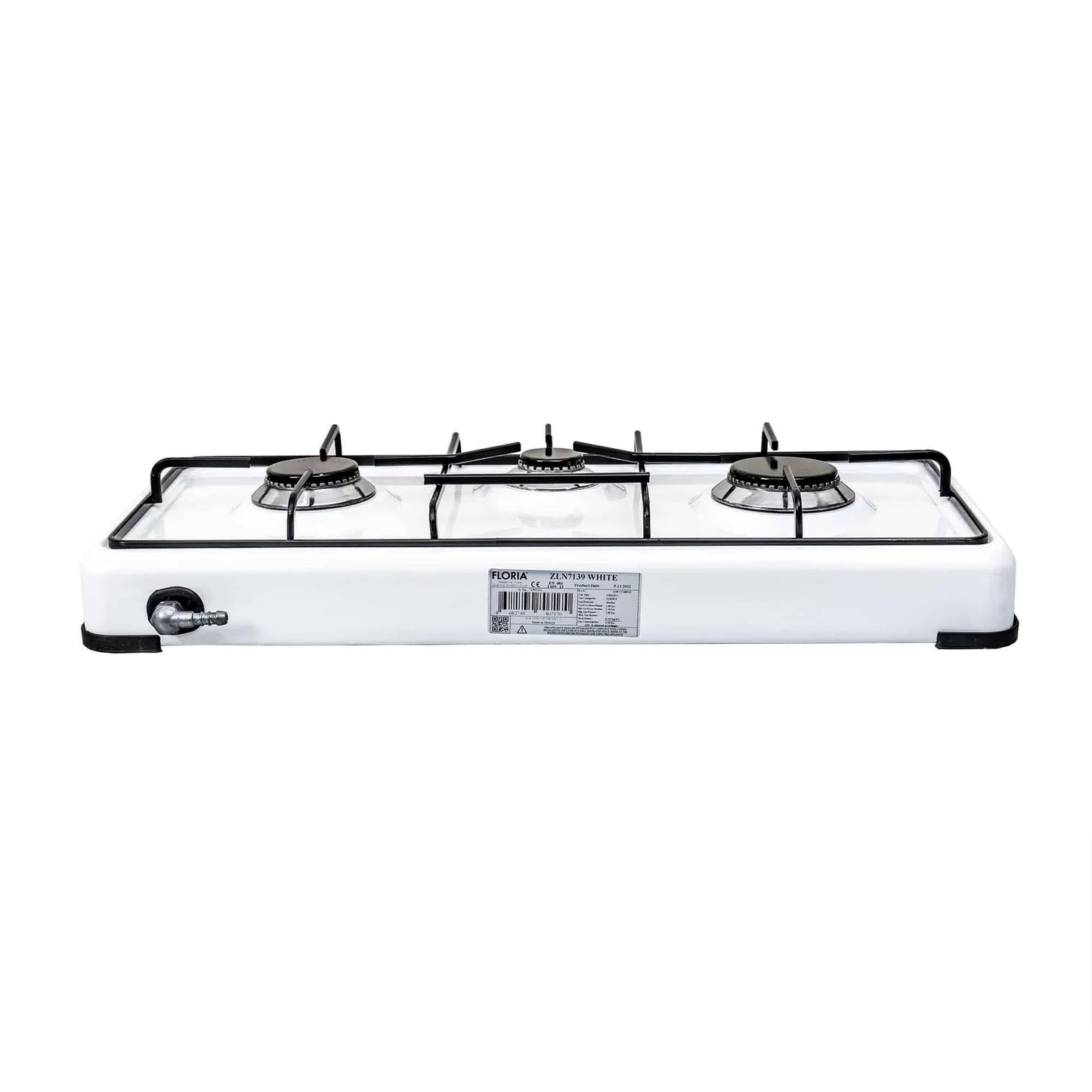 Aragaz Floria cu 3 ochiuri, alimentare butelie, alb / ZLN 7139 - 221.ro