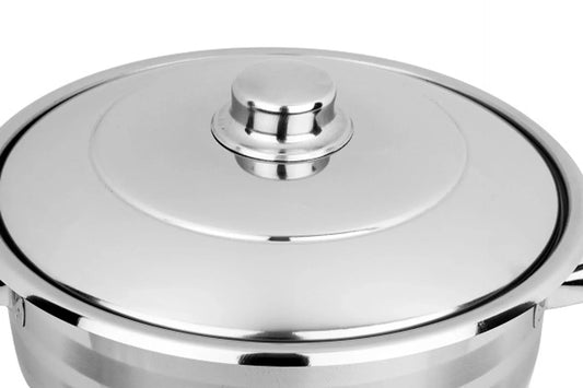 Oala inox cu capac, diametru 22 cm, capacitate 4 L, COCINERA / ZLN 7246 - 221.ro