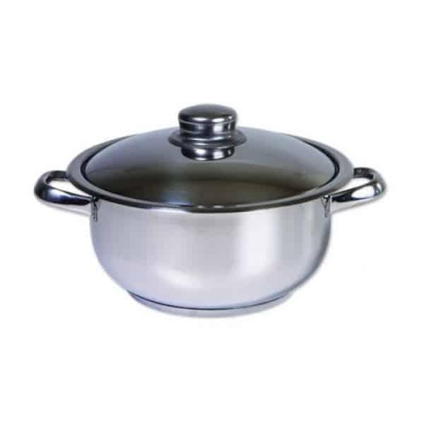 Oala cu capac, capacitate 10 litri, diametru 28 cm, din inox / ZLN 7277 - 221.ro