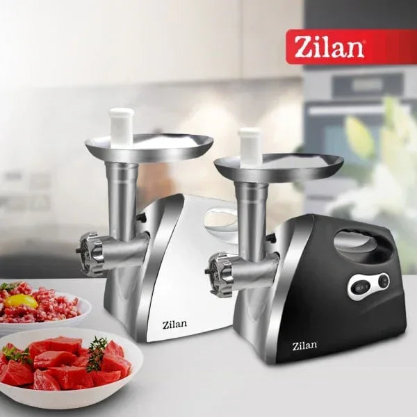Masina de tocat, puere 1200W, tava si panou din inox, accesorii carnati / ZLN 7599 - 221.ro