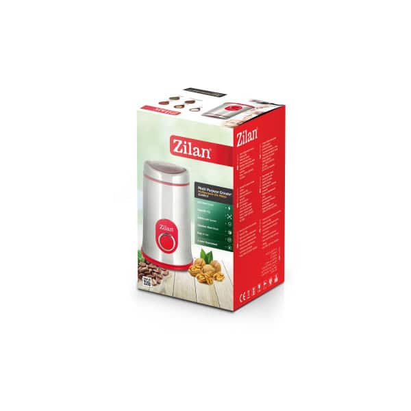 Rasnita electrica, putere 150w, capacitate 50gr, inox ZILAN / ZLN 8012