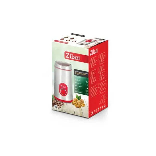 Rasnita electrica, putere 150w, capacitate 50gr, inox ZILAN / ZLN 8012 - 221.ro