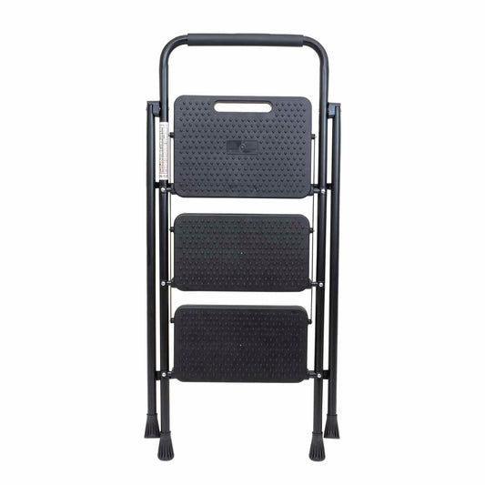 Scara metalica cu 3 trepte late, pliabila negru Z-TOOLS / ZTS 8087