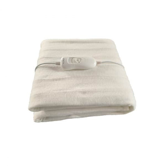 Patura electrica Floria, dimensiuni 150x80cm, putere 60w, 3 trepte de incalzire, alb / ZLN 8474