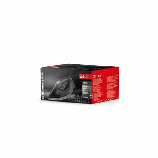 Fier de calcat ZILAN, putere 2600W, talpa ceramica, negru / ZLN 8603 - 221.ro