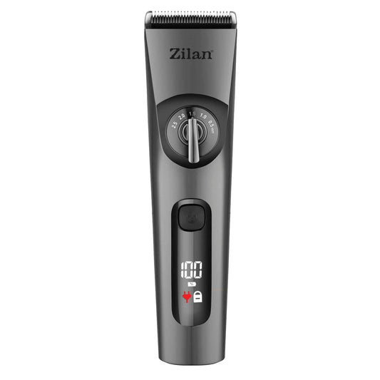 Aparat de tuns electric 8 in 1, pentru barbati reincarcabil IPX6, LED, gri / ZLN 8702