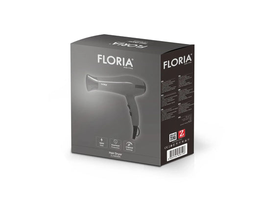 Uscator de par, putere 1800w, 2 trepte de viteza, gri FLORIA / ZLN 8986 - 221.ro