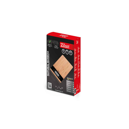 Cantar de bucatarie digital, maxim 5kg, suprafata lemn ZILAN / ZLN 8989 - 221.ro
