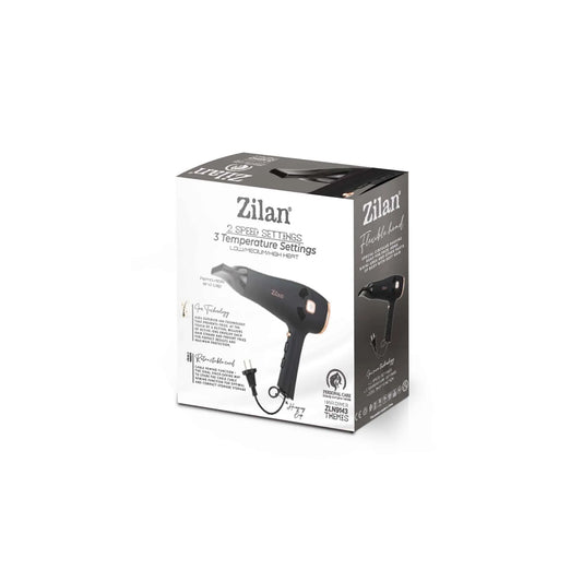 Uscator de par THEMIS, putere 2000W, 2 trepte de viteza ZILAN / ZLN 9143 - 221.ro