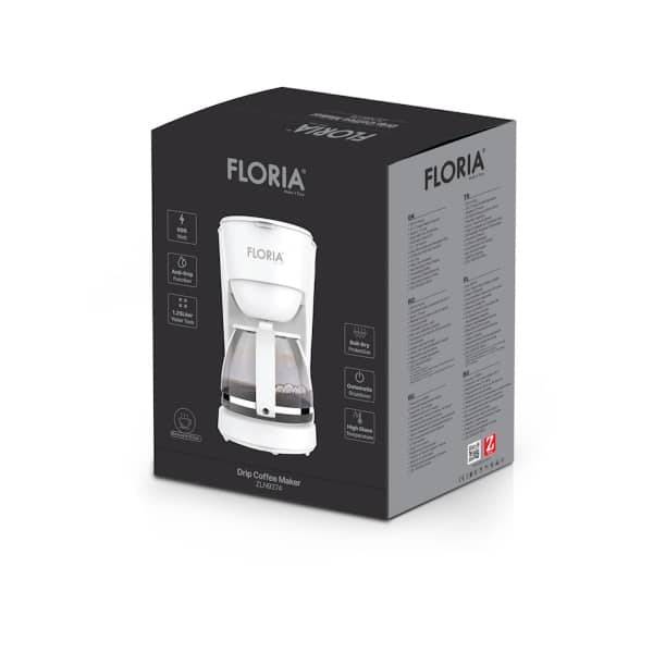Filtru pentru cafea, putere 600W, capacitate vas 1.2l, oprire automata, alb / ZLN 9274