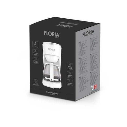 Filtru pentru cafea, putere 600W, capacitate vas 1.2l, oprire automata, alb / ZLN 9274 - 221.ro