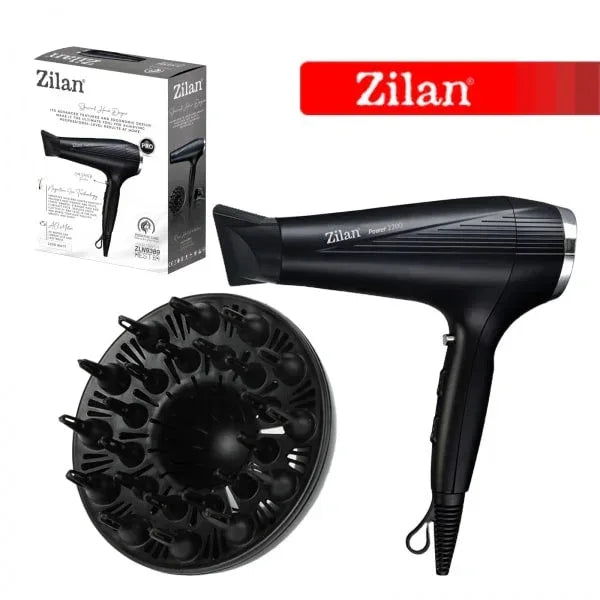 Uscator de par HESTIA, putere 2200W, 2 trepte de viteza, ZILAN / ZLN 9389 - 221.ro